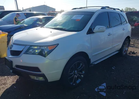 2011 Acura Mdx Technology Package from USA, damaged, VIN 2HNYD2H4XBH514814